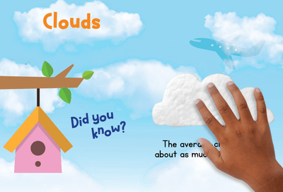 Little Hippo Books Touch and Feel Weather for Toddlers